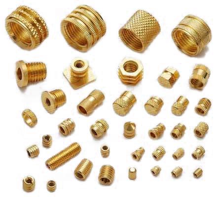 Brass inserts, Size : M2-M36