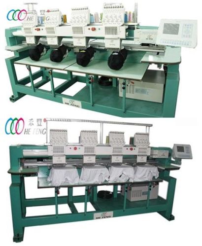 4 Heads Tubular Embroidery Machine For Cap and T-shirt