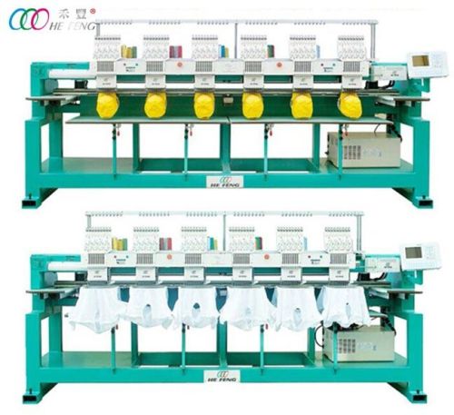 6 Heads Industral Embroidery Machine For Cap/shirt Garment