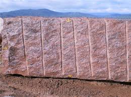 Red Granite Blocks