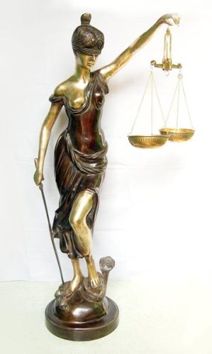 Blind Justice Statue