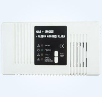 Gas Carbon Monoxide Smoke Alarm With Rechargeable Battery