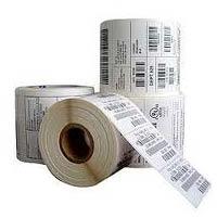 Paper Barcode Stickers, Color : White, Black, Transparent
