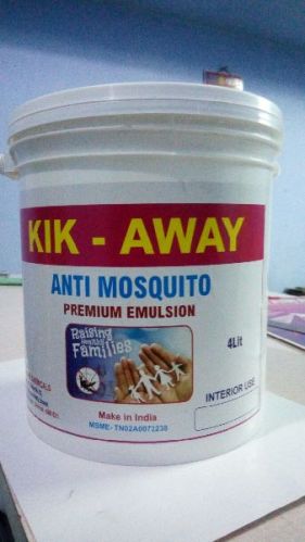 KiK Away Anti Mosquito Emulsion Paint, For Walls, CAS No. : 1956