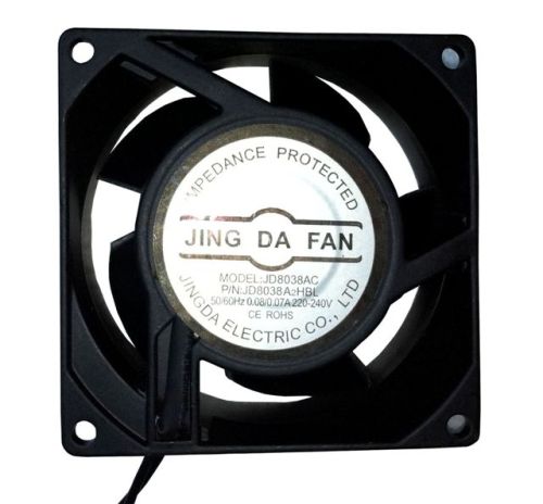 AC Axial Cooling Fan, With Ce and SGS Marks JD8038AC