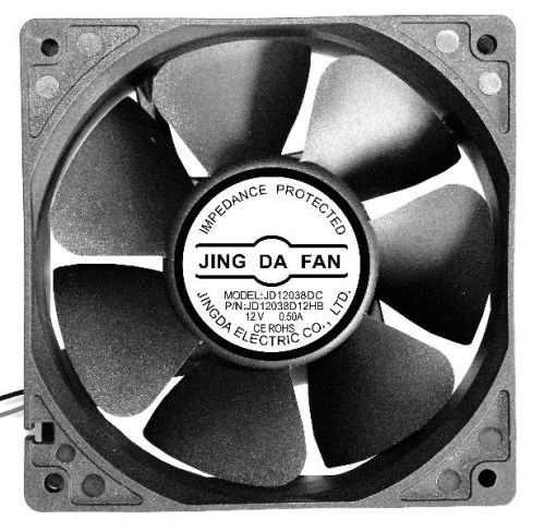 AC Axial Fan, Measures 120 X 120 X 38mm, Low-noise