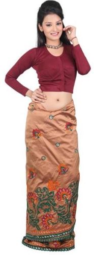 Embroidered sarees, Occasion : Traditional Events