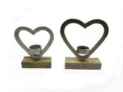 Heart T-Light Holder, For Indoor