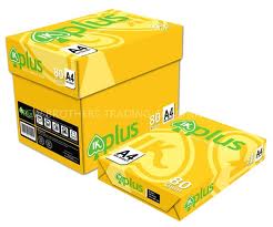 A4 Copy Paper 80gsm/75gsm/70gsm, Brand Name : IK Plus