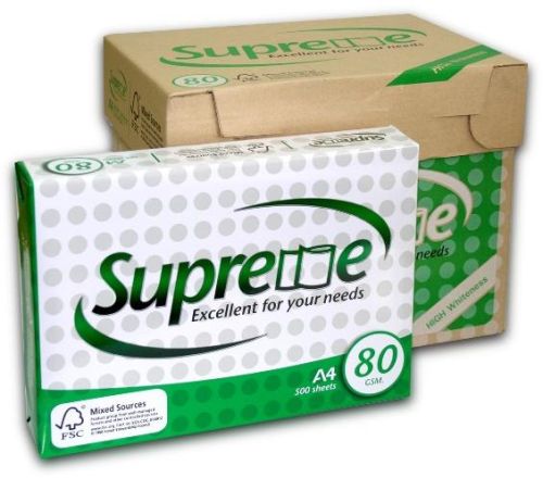 Supreme Excellent A4 Copy Paper 80gsm/75gsm/70gsm