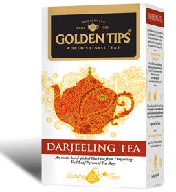 Golden Tips Darjeeling Tea 20 Full Leaf Pyramid Tea Bags