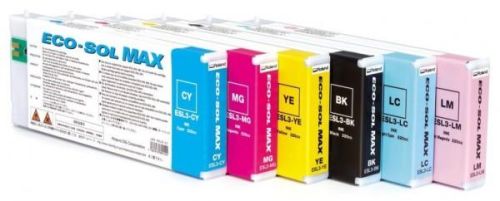 Roland Esl3-4bk Eco-sol Max Black Ink Cartridge 440ml