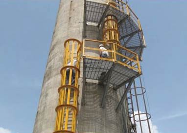 Polished FRP Cage Ladder, For Construction, Industrial, Feature : Durable