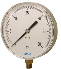 Industrial Bourdon Tube Pressure Gauges, Brand Name : Yunyi