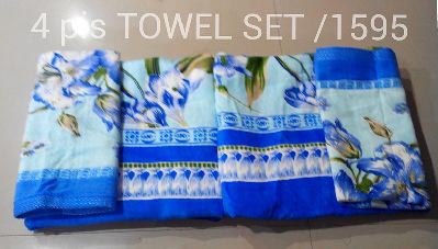 Plain Cotton Towel Set, Size : Multisize