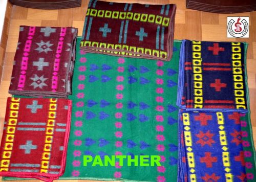 PANTHER Acrylic Woolen Blankets