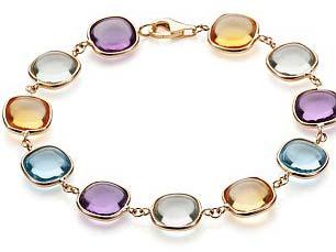 Multi Colour Gemstone Bracelets