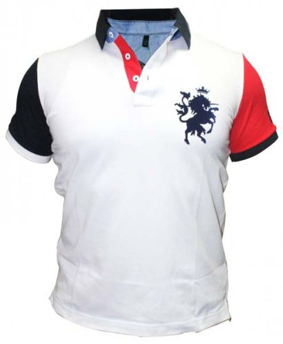100% Cotton Pattern Polo T Shirts