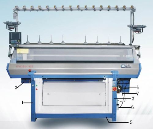 Computerized Jacquard Flat Knitting Machine