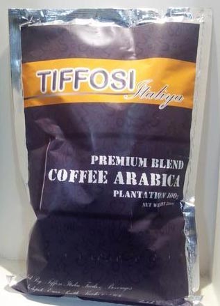 Tiffosi Italiya Arabica Coffee Beans, For Beverage, Purity : 100%