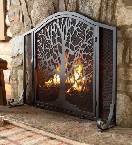 Iron Fire Screens, Color : Antique Black, White, Natural Rust, Zinc, Copper