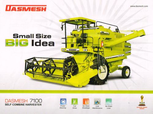 DASMESH7100 Mini Combine Harvester