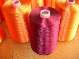 Dyed Viscose Rayon, Polyester Filament Yarn
