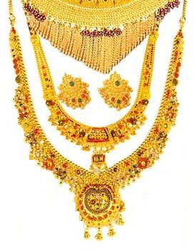 Gold Necklace Set