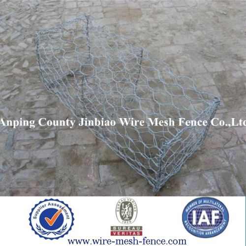 Galvanized wire Gabion Box, Brand Name : JINBIAO