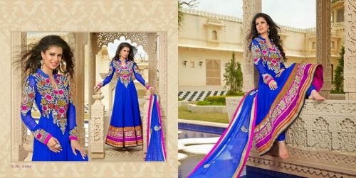 Blue Anarkali Dress