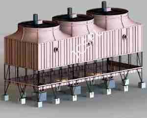 FRP Multi Cell Cooling Towers, For Industrial Use
