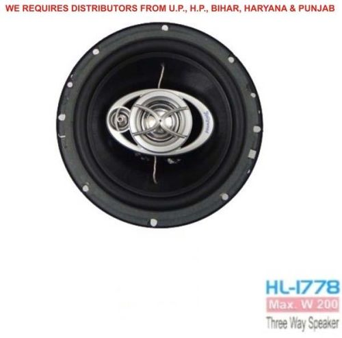 HOLLYWOOD Car Speakers 1778, Color : Black