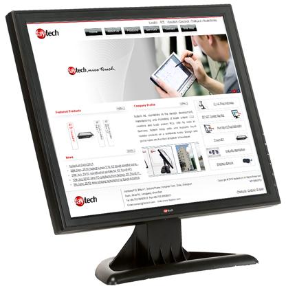 Faytech 17 Touch Screen Monitor, Packaging Type : Black