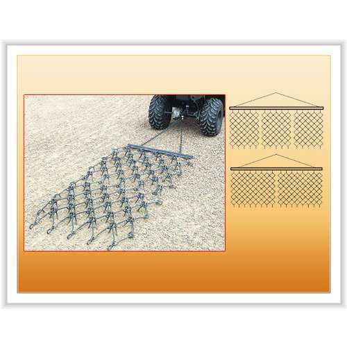 Polished Mild Steel Grass Harrows, For Agriculture