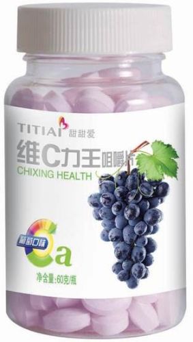 Chewable Tablets With Different Fruits Flavor Chosen