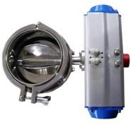 Pneumatic Star Turning Valve, Brand Name : Partek