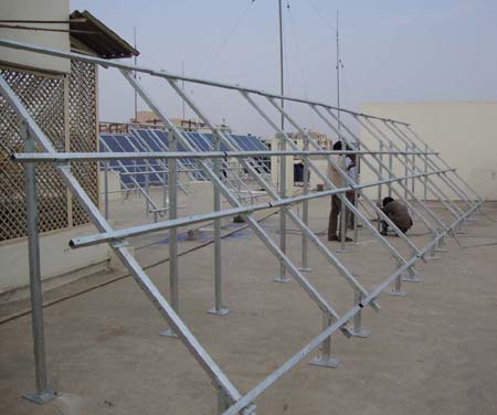 Evergreen Solar Mounting Structure