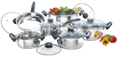Encapsulated Millenium Cookware Set With Steel Handles