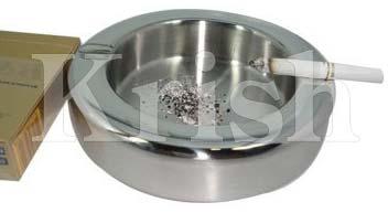 KRISH Stainless Steel Ash Trays, Color : SILVER