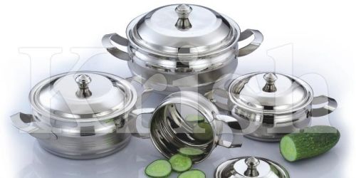 KRISH STAINLESS STEEL Sania Dish Set, Feature : ECO FRIENDLY