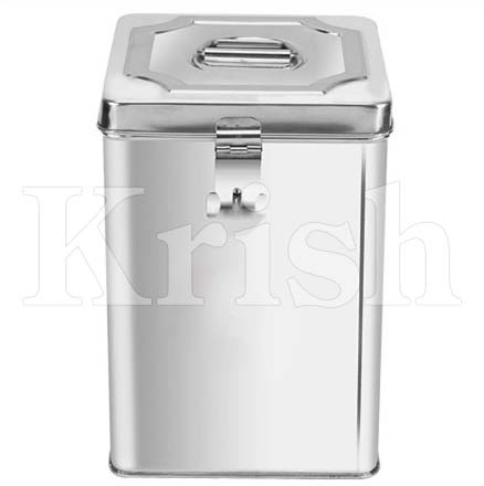 Krish SS Square Ration Box