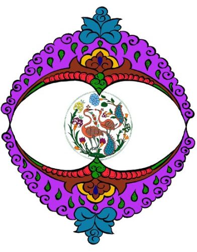 Peacock Printed Ceramic Tiles