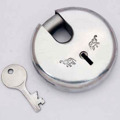 Round padlock