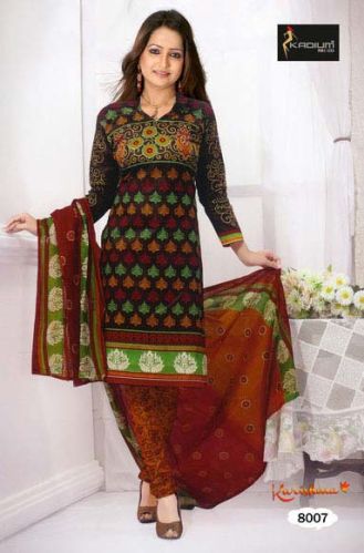 Ladies salwar suits, Pattern : Embroidered