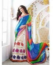 Sarees, Saree Fabric : Georgette Silk