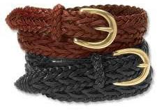 Plain Unisex Weaving Leather Belts, Feature : Easy To Tie, Fine Finishing, Nice Designs, Shiny Look