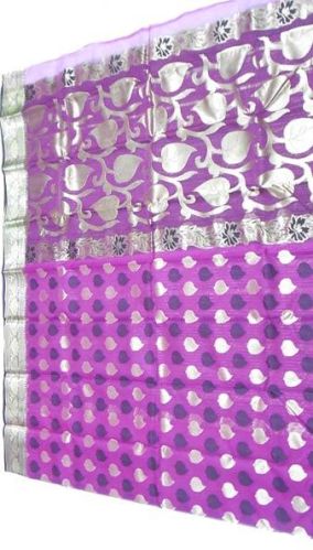 Jamdani Saree, Color : FANCY PINK