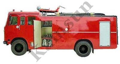 Red Tubed Cast Iron Fire Water Tanker, For Safety, Fuel Type : Diesel