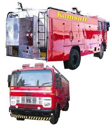 Foam Cum DCP Fire Tender, Color : Red