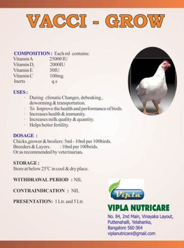 VACCI-Grow Poultry Feed Supplement